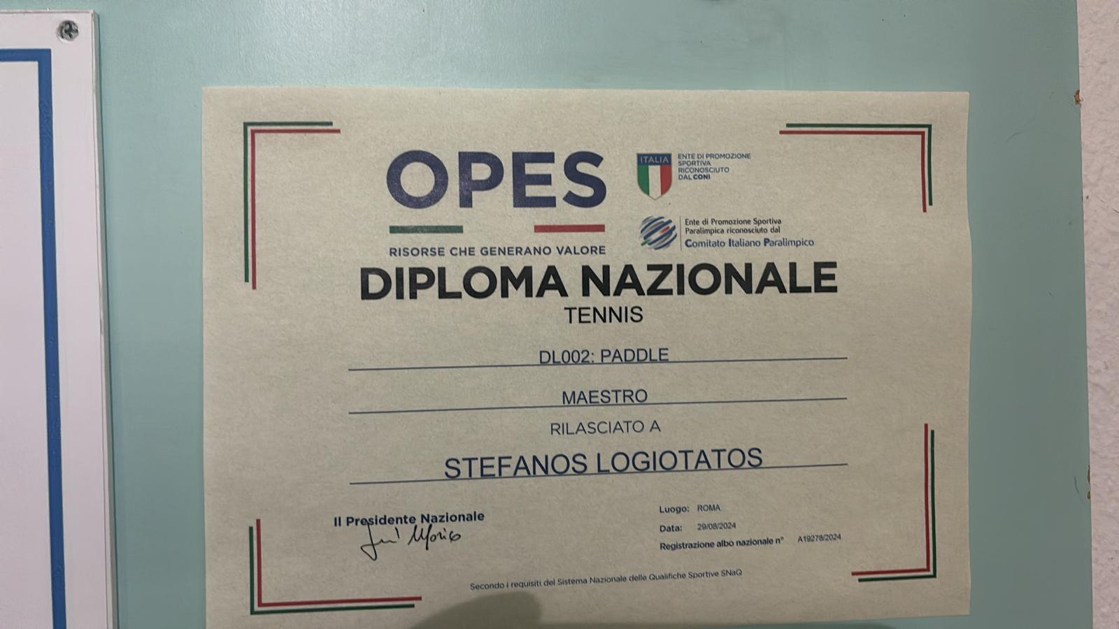 Certificazione albo